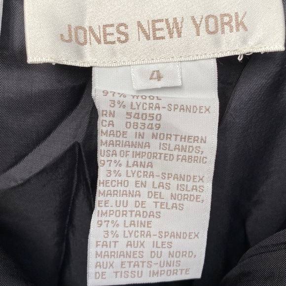 Jones New York grey wool trousers dress pants size 4 - Picture 5 of 6